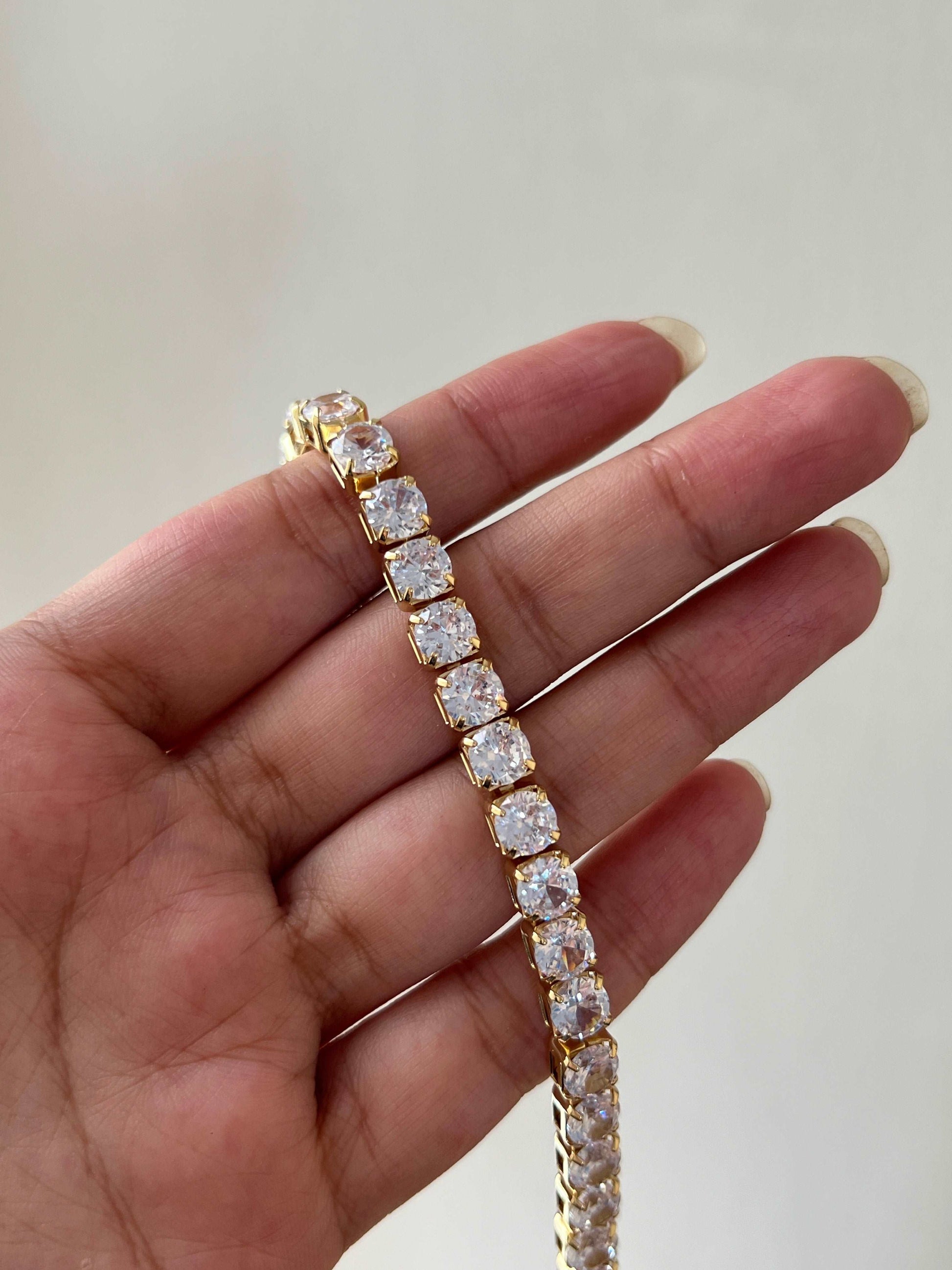 925S ITALIAN MOISSANITE TENNIS BRACELET