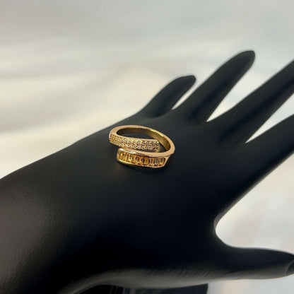 18K Gold Seraphic Solace Ring (Adjustable)