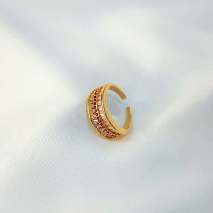 18k GOLD ETERNITY PROMISE RING