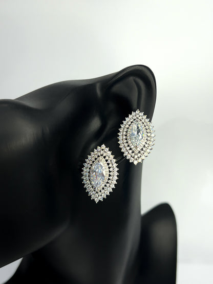 Teardrop Marquise Earrings