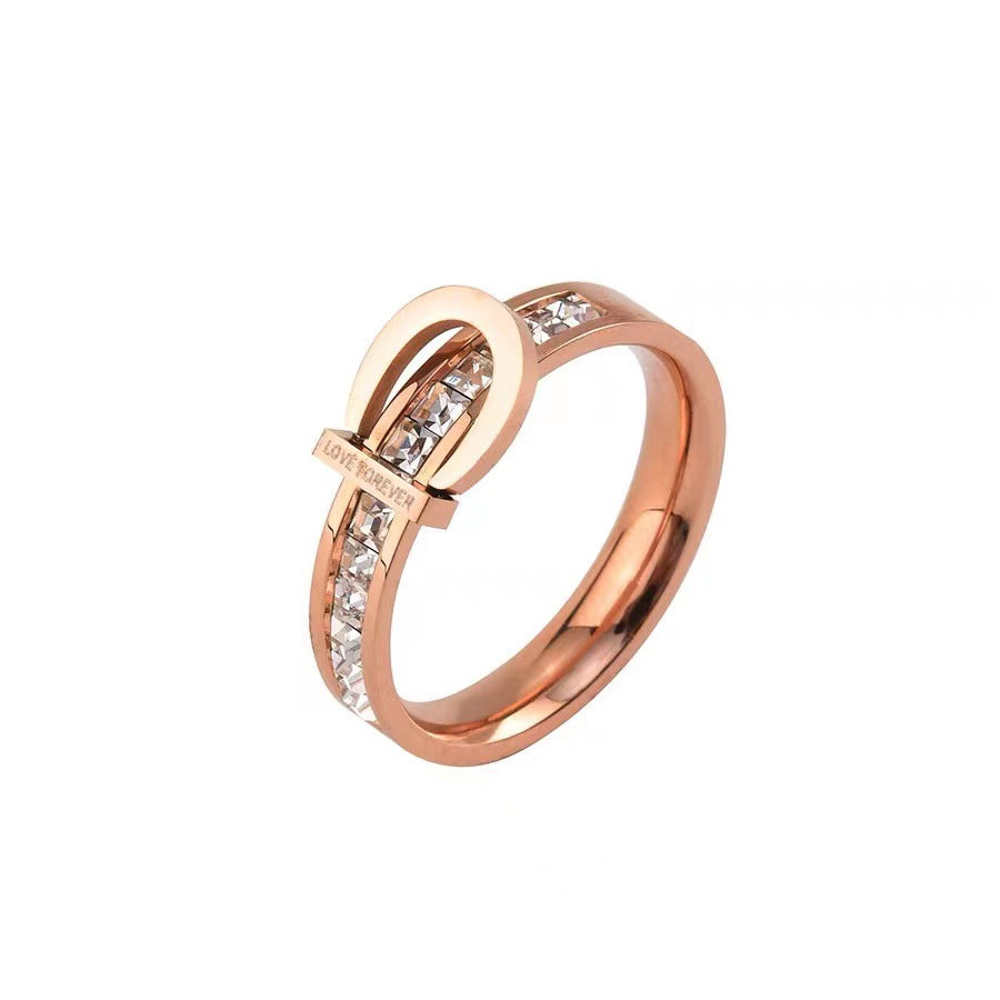 18k Gold Love Forever Ring