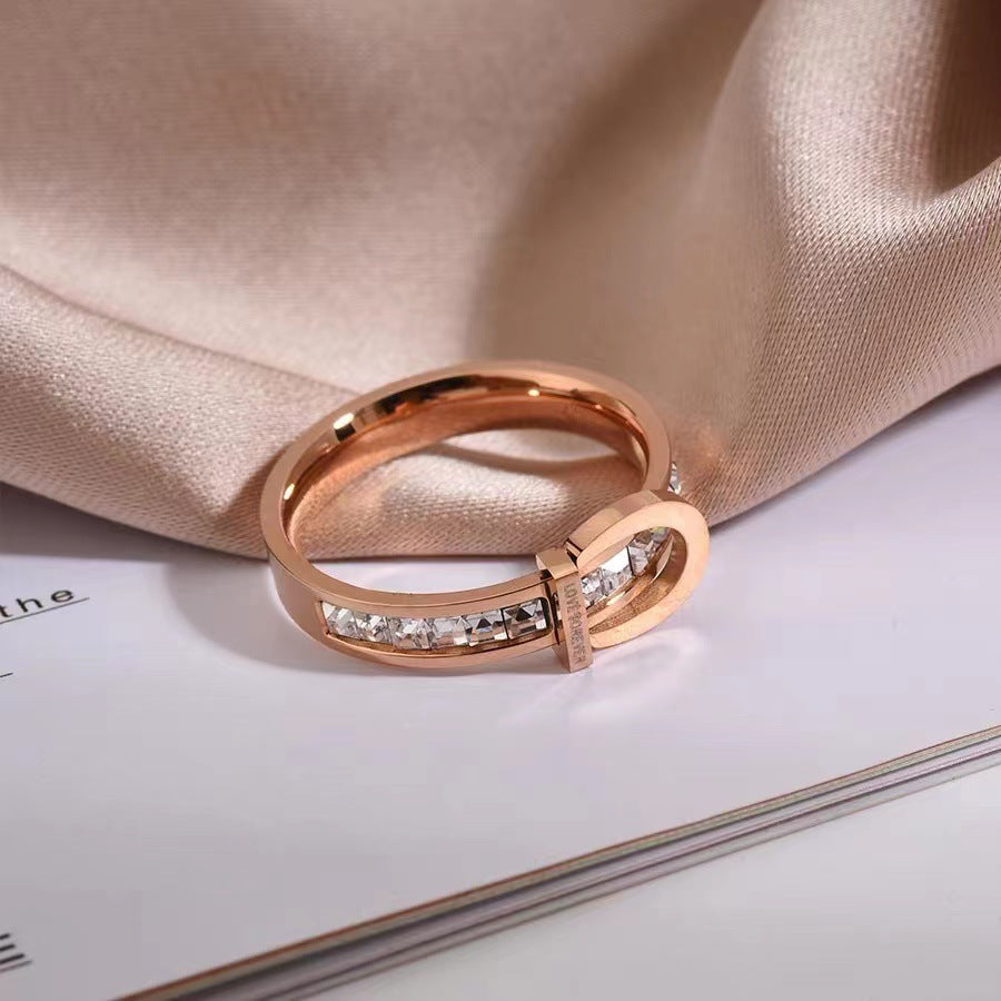 18k Gold Love Forever Ring