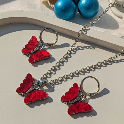 Everyday Butterfly Necklace Set