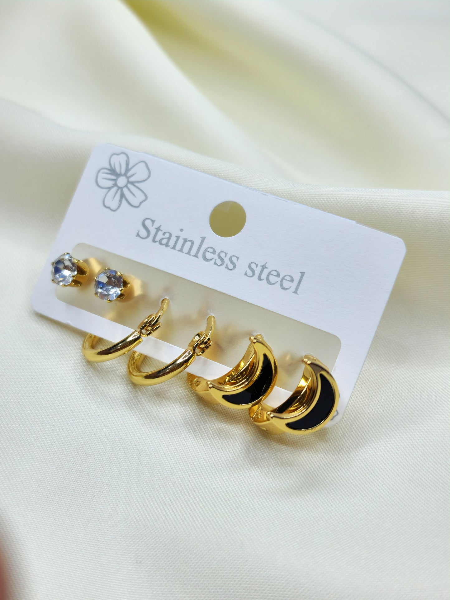 Trendy Stainless Steel Earrings