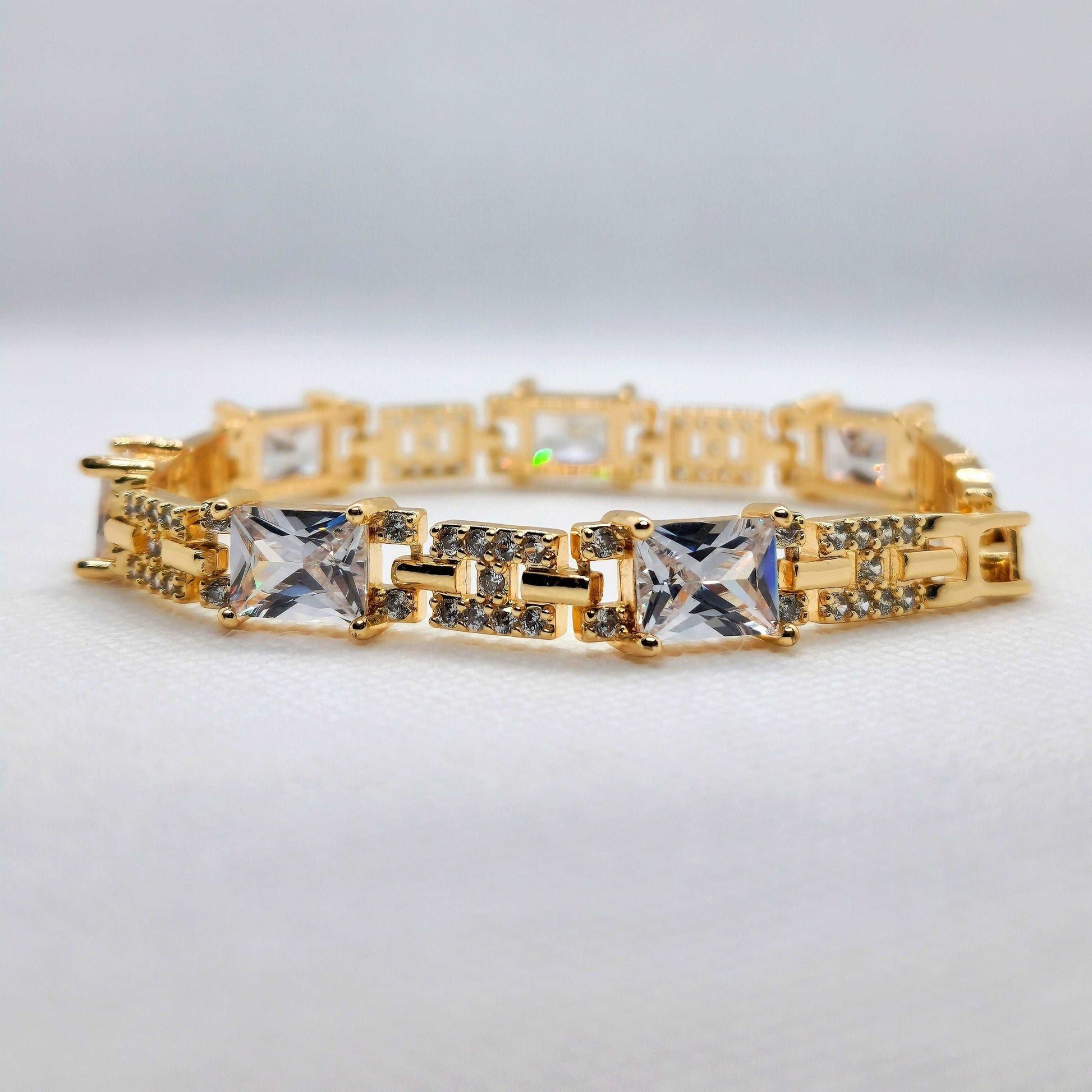 18K Luxury Crystal Zircon Bracelet