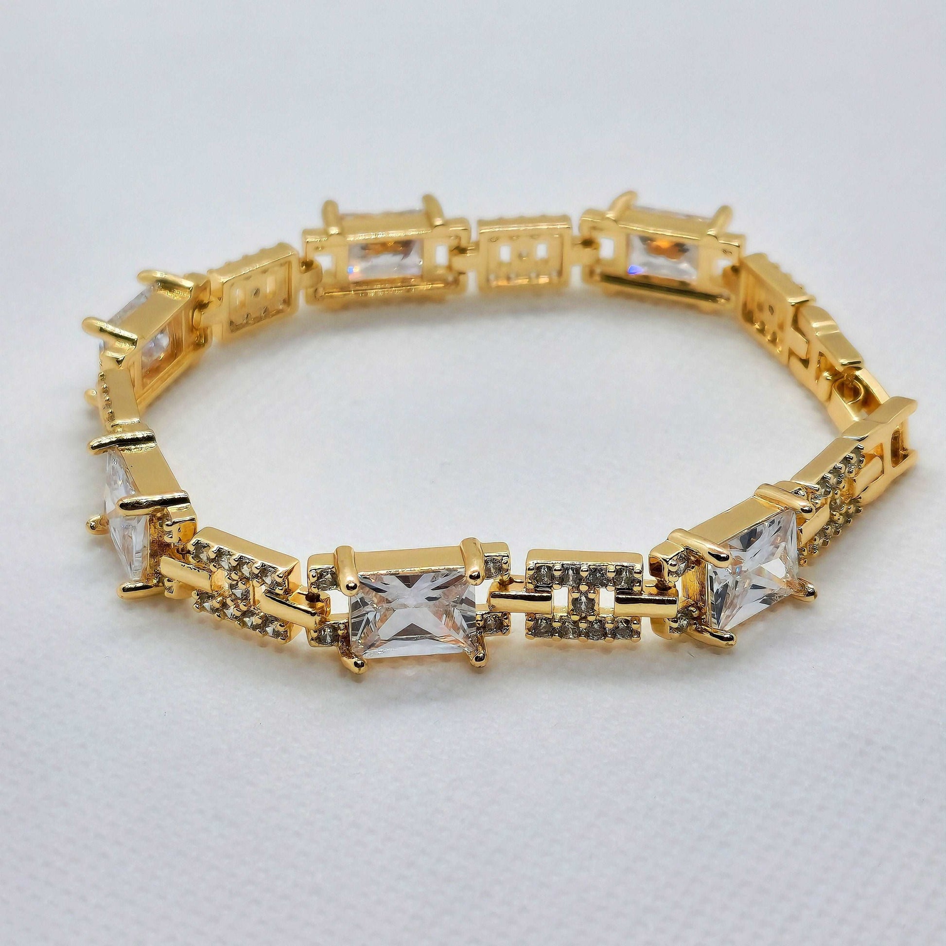 18K Luxury Crystal Zircon Bracelet