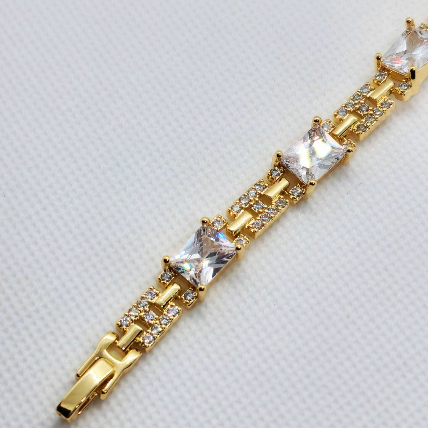 18K Luxury Crystal Zircon Bracelet