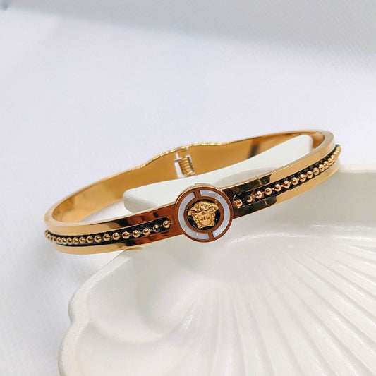 18k Classic Versace Cuff Bracelet