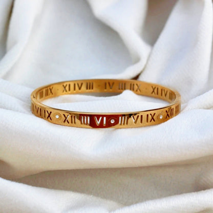 18k Roman Numeral Timeless Bracelet