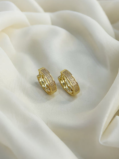 18k Helix Hoop Earrings